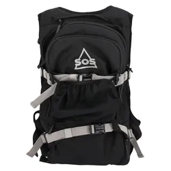 Sportrucksack SOS "Lenzerheide", schwarz, Rucksäcke, Damen, B: 13cm, Kunstfaser, unifarben, mit bequemer Polsterung, B:13cm