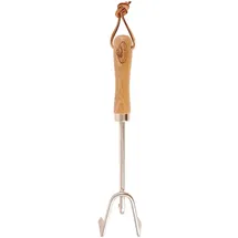 Esschert Design Gartenpflege-Set Handharke Edelstahl & Eschenholz