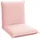 vidaXL Bodenstuhl 54 x 64 x 59 cm Rosa mit Kissen/Rollen