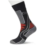 F-Lite Motorbike E100 Socken 3er Pack Schwarz/Grau/Rot 47-49
