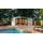 Lasita Maja Gartenhaus Domeo 5,5 x 5,5 m Beige