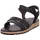 Paul Green Sandale Damen Schwarz 38