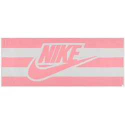 Nike Duschtuch Club Pool Towel (Baumwolle) pink/weiss 170x70cm