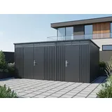 2-Raum Metall Gerätehaus Skylight Duo 12,96 m2