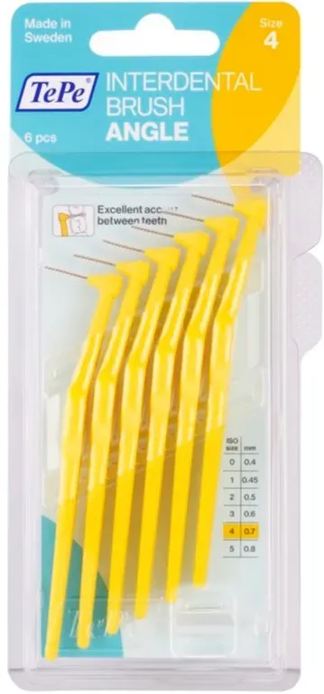 TePe Angle Size 4 Interdentalzahnbürste 0,7 mm 6 St.