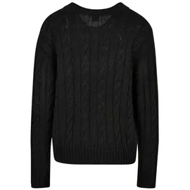 URBAN CLASSICS Boxy Strickjacke Black L