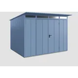 EcoStar Gerätehaus Elegant-P Typ 3 taubenblau 312,7 x 283,4 x 232,3 cm