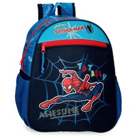 Marvel Spiderman Totally awesome Blauer Schulrucksack 27x33x11 cm Polyester 9,8L