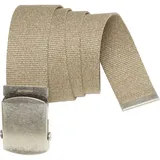 Babista Herren Gürtel Stoffgürtel Polyester beige 74