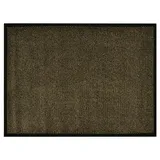 HANSE HOME Fußmatte Faro 40x60cm - Fussmatte Schmutzfangmatte Türmatte Waschbar & Wetterfest, rutschfest für Eingangsbereich & Außenbereich – Beige