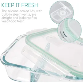 Navaris Frischhaltedose Set transparent 3 x 1 l