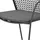 barths Burano Gartenstuhl 58,5 x 60 x 83,5 cm grau 4 St.