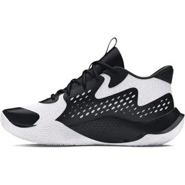 Under Armour Jet '23 Basketballschuhe 006 - black/white/black 50.5