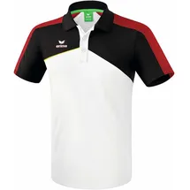 Erima Premium One 2.0 weiß/schwarz/rot/gelb S