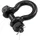 Safetex Schäkel 10 mm Schwarz mit Bolzen, Mutter, Splint