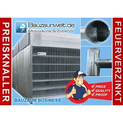 Bauzaun 15 kg Profi BUSINESS - Set inkl. Transportpalette