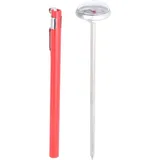 Sofort ablesbares Fleischthermometer, präzise Messung, Küchenthermometer aus Edelstahl für Grill, BBQ und Smoker