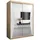 abiks möbel Schwebetürenschrank MONACO 150 x 200 x 62 cm Weiß