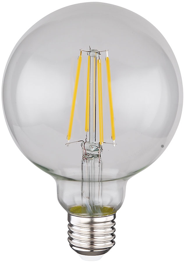 Filament LED Leuchtmittel Retro LED Glühbirne Edison Leuchtmittel Filament Vintage, dimmbar, klar, 7W 700Lm warmweiß, DxH 9,5x14cm