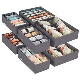 Songmics 8 SONGMICS Ordnungsboxen grau 48,0 x 64,0 x 10,0 cm