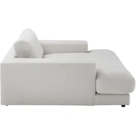 KAWOLA Sessel MADELINE Feincord 150 x 86 x 170 cm Weiß