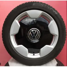 Volkswagen Radzierblenden-Set, Schwarz-Hochglanz, für Felge Stockton