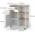 Vicco Küchenbuffet Pure 72,2 x 90,8 x 41,9 cm Weiß/Artisan-Eiche