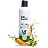 FellBuddies® Hundeshampoo Hair Repair - Ideale Fellpflege für geschmeidiges & glänzendes Fell - Wirkt Haarausfall entgegen | Naturkosmetik für den Hund