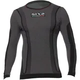 SIXS TS2W, Funktionsshirt langarm - Schwarz/Rot - M/L