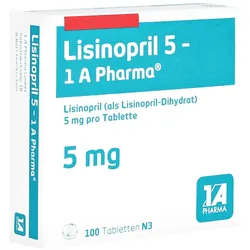 Lisinopril 5-1A Pharma Tabletten 100 St