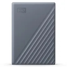 Western Digital WD My Passport WDBRMD0050BGY-WESN - Festplatte, Passwortschutz, Backup-Software, USB 3.2 Gen 1, 3 Jahre Garantie) Siliziumgrau