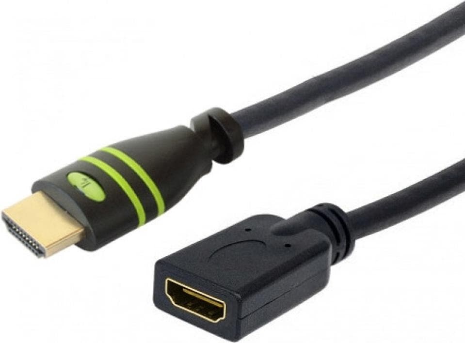 Techly HDMI High Speed mit Ethernet (5 m, HDMI), Video Kabel