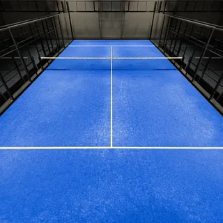 Padel Set PRO - Blau - mit Sicherheitsbereich