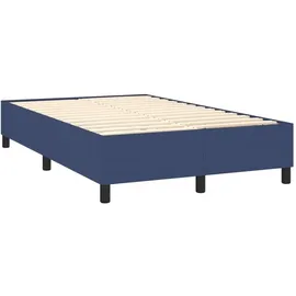 vidaXL Boxspringbett 120 x 200 cm Blau