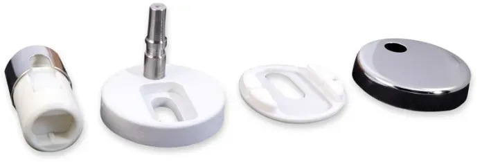 VitrA Ersatzteil Scharnier-Set WC-Sitze Typ 1 mit Absenkautomatik Weiß,313669YP1TE 313669YP1TE