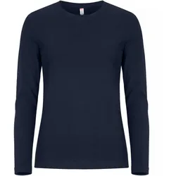 CLIQUE Premium Fashion Langarmshirt Damen 580 - dunkelblau XXL