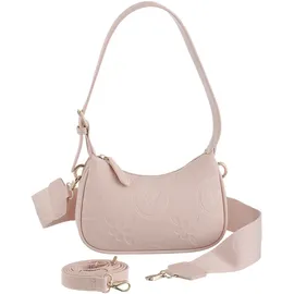 Valentino Samba Re Schultertasche Kunstleder Cipria