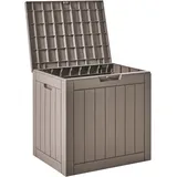 Beliani Aufbewahrungsbox RECIFE 56 x 43 cm 1-tlg. Taupe