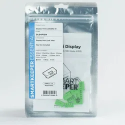 [SmartKeeper ESSENTIAL] 10 x Display Port Schlösser ohne Micro Typ Schlüssel / Grün