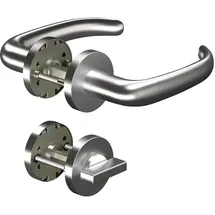 OGRO Rosettengarnitur U-Form grau/silber