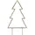vidaXL Weihnachtsbaum mit Erdspießen Schwarz 90 cm