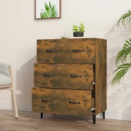 vidaXL Sideboard Räuchereiche 69,5x34x90 cm Holzwerkstoff