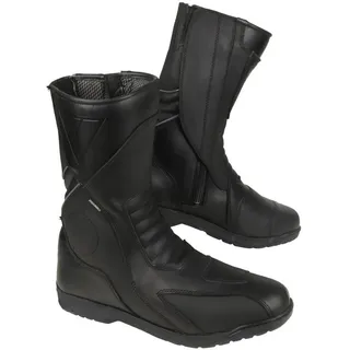 Modeka Assen Evo Motorradstiefel schwarz, 43