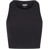 URBAN CLASSICS Sports Rib ärmelloses T-shirt - Black -