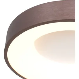 Steinhauer LED-Deckenleuchte Ringlede Ø 30 cm bronze