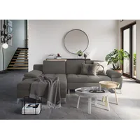 sit&more Ecksofa SIT & MORE "Latigo L-Form", grau (hellgrau), B:270cm T:163cm, Sofas, Ecksofa, mit Recamiere, wahlweise mit Bettfunktion und Bettkasten