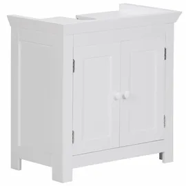 KADIMA DESIGN Waschbeckenunterschrank 2 Türen 57 x 0 x 0 cm Weiß