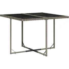 vidaXL Garten-Essgruppe 9-tlg. Grau