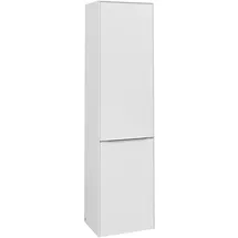 Villeroy & Boch Subway 3.0 Hochschrank C59300VF 40x171x36,2cm, Schanier rechts/Griff Aluminium glänzend Pure White