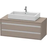 Duravit Ketho 120x55cm, ba m, f AWT mitt., 2 Schubk.